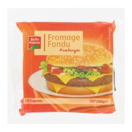 Fromage fondu hamburger x 10 tranches